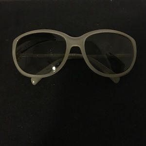 Authentic Grey Prada Sunglasses SPR07O 59mm wide